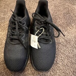 Unisex kids Adidas Black Sneakers Lightweight Mesh Design